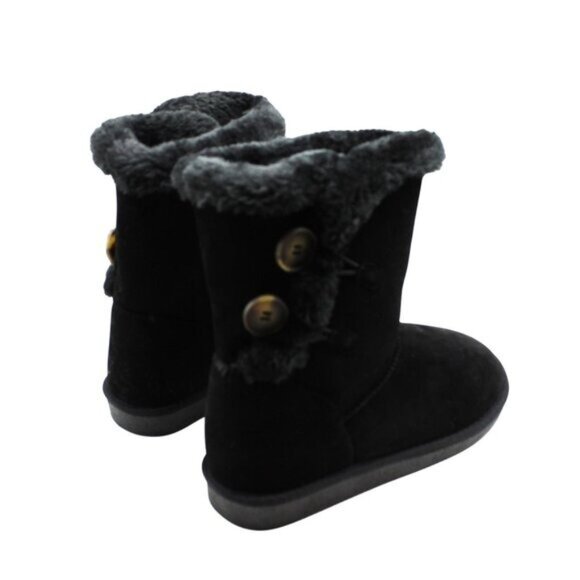 Marty Womens Faux Suede Cold Weather Winter & Snow Boots - Picture 5 of 8